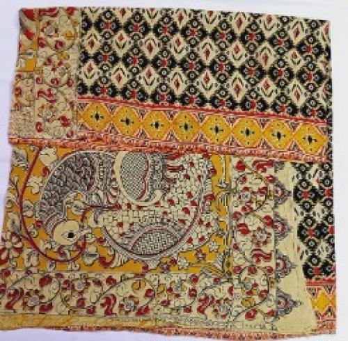 KALAMKARI PRINTED COTTON SAREE